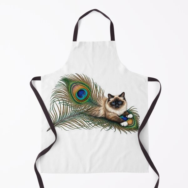 Item preview, Birman Cat Peacock Feather designed and sold by PrintforDesign.