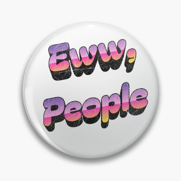 Item preview, EWW PEOPLE Vintage Look Rainbow Introvert Antisocial designed and sold by trixie666.