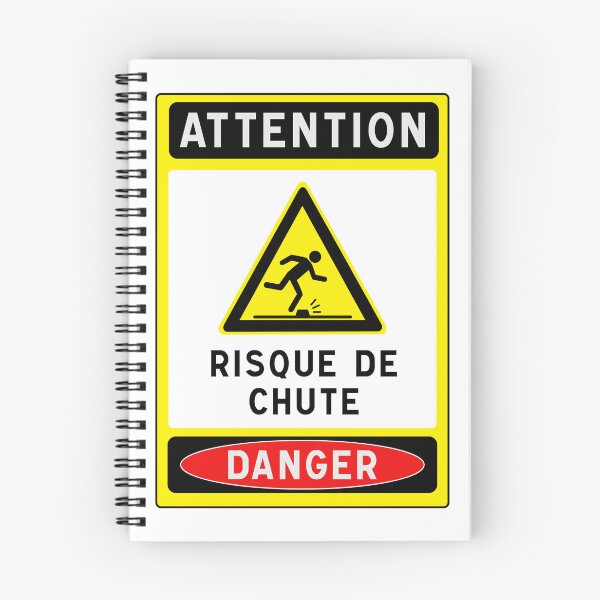 Item preview, Warning Sign - Risk of Slips, Trips and Falls - Safety and Prevention designed and sold by Panneaux et signalisations - NPOITEVIN.
