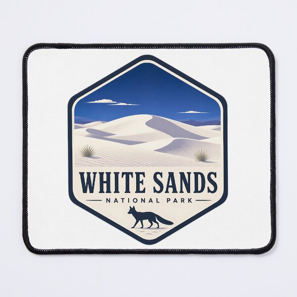 Item preview, White Sands National Park Vintage Desert Travel Badge designed and sold by TravelersGems.
