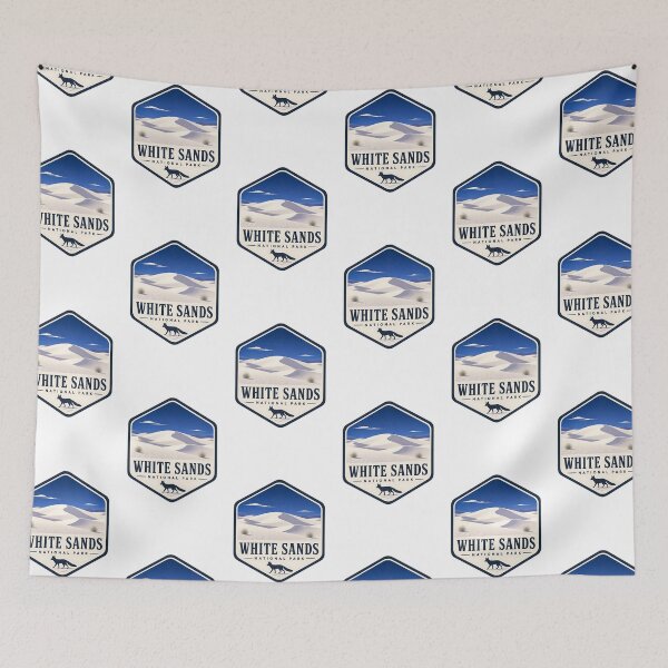 Item preview, White Sands National Park Vintage Desert Travel Badge designed and sold by TravelersGems.