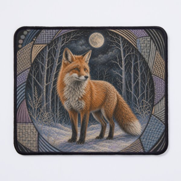 Item preview, Red Fox Winter Compassion Art designed and sold by VerdantStudio.