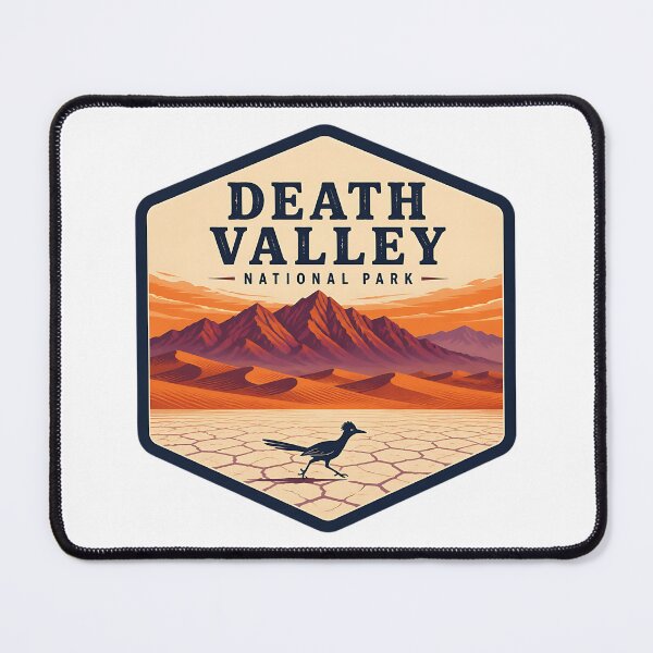Item preview, Death Valley National Park Vintage Desert Travel Badge designed and sold by TravelersGems.