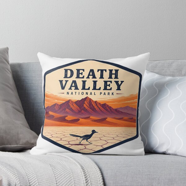 Item preview, Death Valley National Park Vintage Desert Travel Badge designed and sold by TravelersGems.