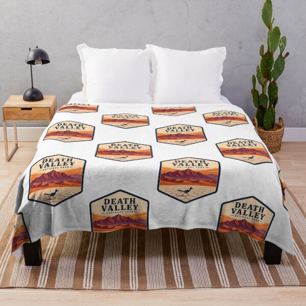 Item preview, Death Valley National Park Vintage Desert Travel Badge designed and sold by TravelersGems.