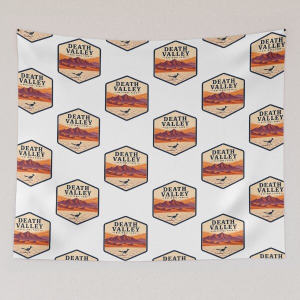 Item preview, Death Valley National Park Vintage Desert Travel Badge designed and sold by TravelersGems.