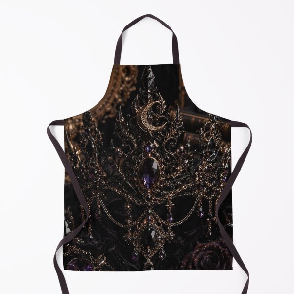 Item preview, Gothic Moon Crown Black Crystal designed and sold by VelarisMoon.