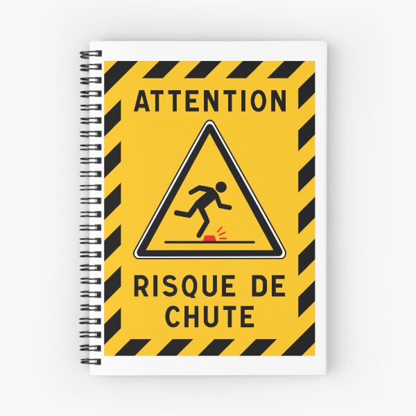 Item preview, Warning Sign - Risk of Slips, Trips and Falls - Safety and Prevention designed and sold by Panneaux et signalisations - NPOITEVIN.