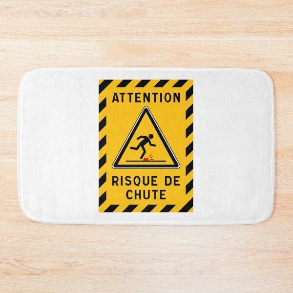 Item preview, Warning Sign - Risk of Slips, Trips and Falls - Safety and Prevention designed and sold by Panneaux et signalisations - NPOITEVIN.