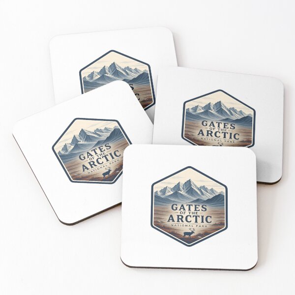 Item preview, Gates of the Arctic National Park Vintage Travel Badge designed and sold by TravelersGems.