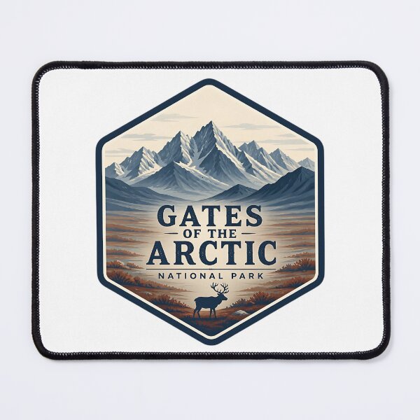 Item preview, Gates of the Arctic National Park Vintage Travel Badge designed and sold by TravelersGems.