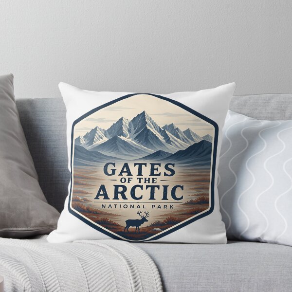 Item preview, Gates of the Arctic National Park Vintage Travel Badge designed and sold by TravelersGems.