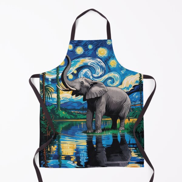 Item preview, Starry Night Elephant – Jungle Dream Oasis v2 designed and sold by DBWStudios.