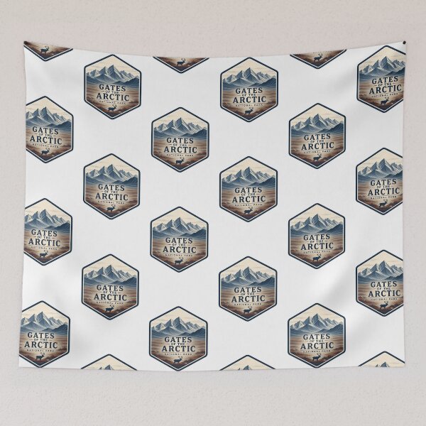 Item preview, Gates of the Arctic National Park Vintage Travel Badge designed and sold by TravelersGems.