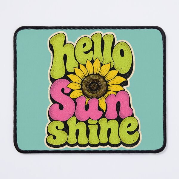 Item preview, Hello Sunshine - Cute 70’s Retro Sunflower  designed and sold by Graphic Vibe Designs.