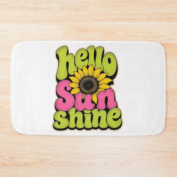 Item preview, Hello Sunshine - Cute 70’s Retro Sunflower  designed and sold by Graphic Vibe Designs.
