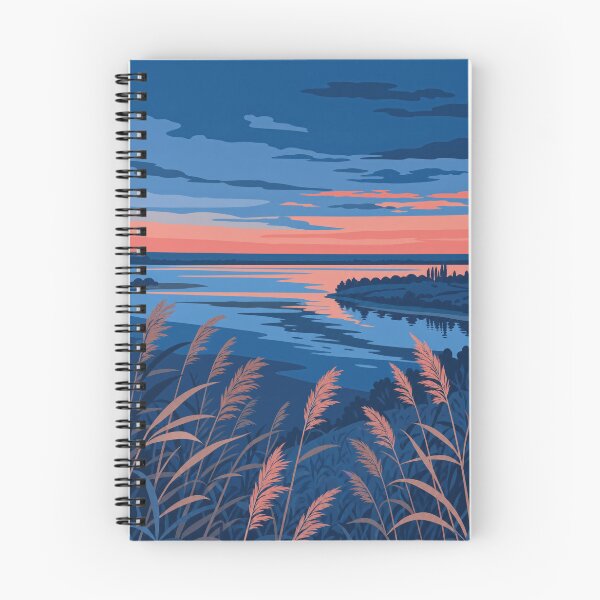 Item preview, Serene Twilight River Landscape designed and sold by ML-Media.