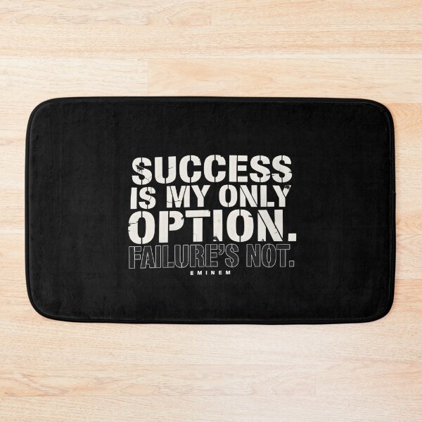 Item preview, Success Is My Only Option - Eminem Ghost White Stencil Text designed and sold by Enea Kelo.