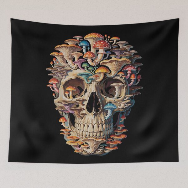 Item preview, Mushroom Skull designed and sold by Emberama.