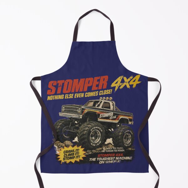 Item preview, Stomper 4X4 Monster Truck T-Shirt Retro Stripes, Racing Graphic. designed and sold by BlueLineLAX.