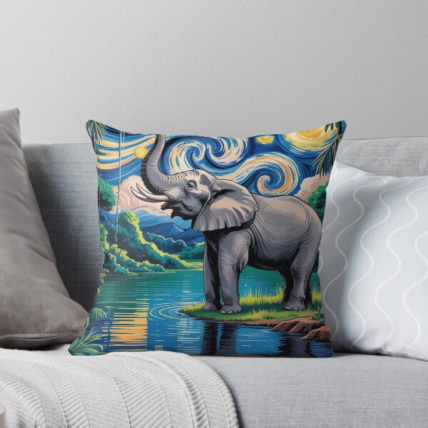 Item preview, Starry Night Elephant – Jungle Dream Oasis v3 designed and sold by DBWStudios.