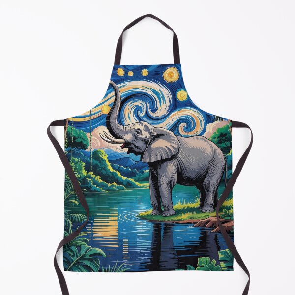Item preview, Starry Night Elephant – Jungle Dream Oasis v3 designed and sold by DBWStudios.