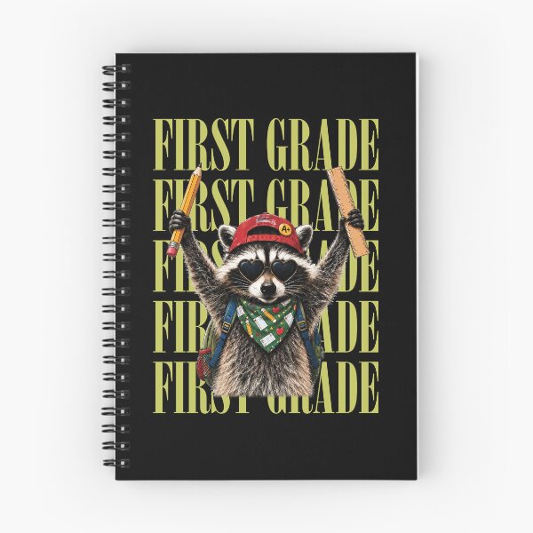 Item preview, Funny Raccoon First Grade Back to School designed and sold by Judestudio.