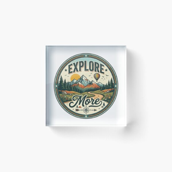 Item preview, Explore More Adventure T-Shirt | Vintage Travel Typography | Mountain Explorer Graphic Tee designed and sold by Faisal  Shah.