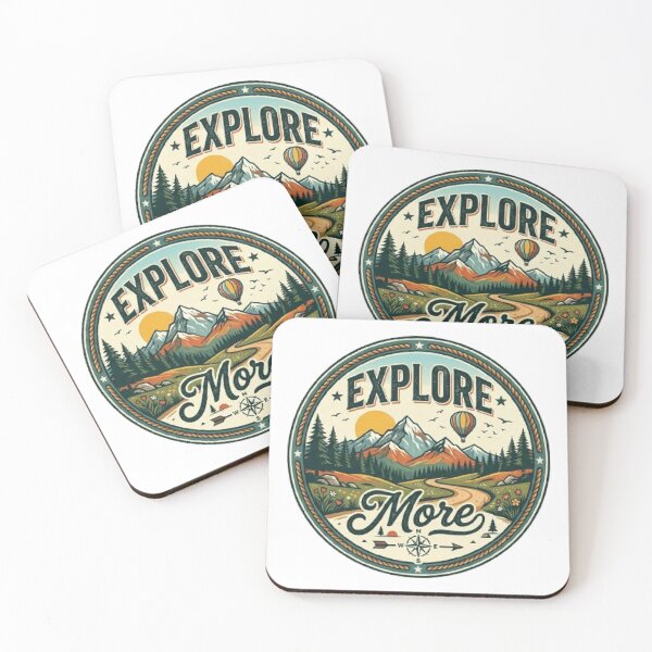 Item preview, Explore More Adventure T-Shirt | Vintage Travel Typography | Mountain Explorer Graphic Tee designed and sold by Faisal  Shah.