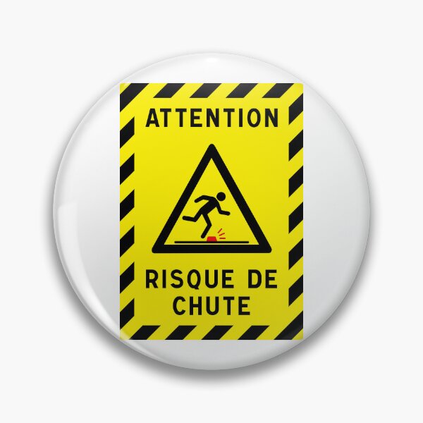 Item preview, Warning Sign - Risk of Slips, Trips and Falls - Safety and Prevention designed and sold by Panneaux et signalisations - NPOITEVIN.