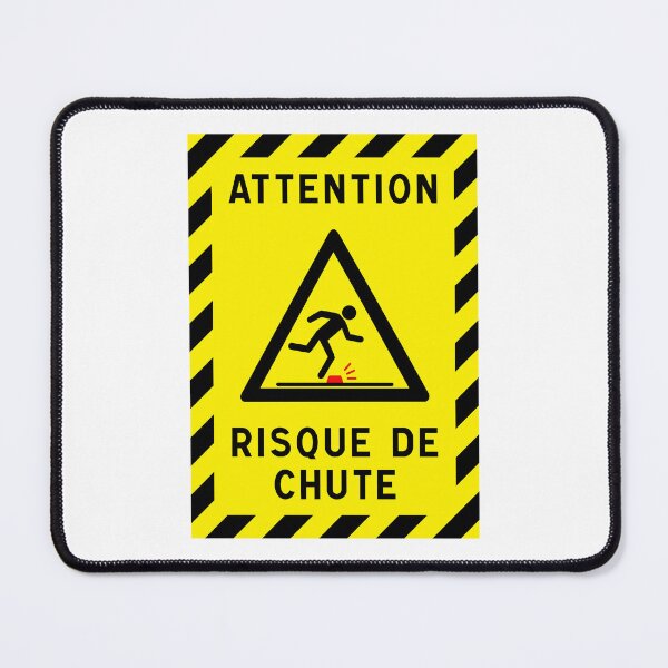 Item preview, Warning Sign - Risk of Slips, Trips and Falls - Safety and Prevention designed and sold by Panneaux et signalisations - NPOITEVIN.