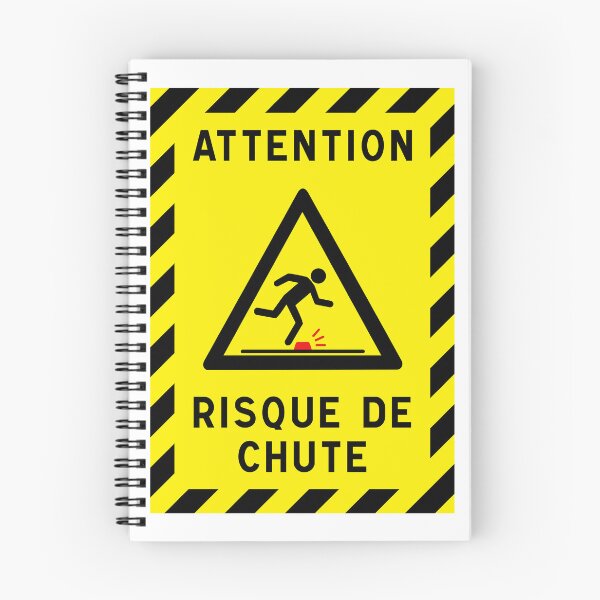 Item preview, Warning Sign - Risk of Slips, Trips and Falls - Safety and Prevention designed and sold by Panneaux et signalisations - NPOITEVIN.