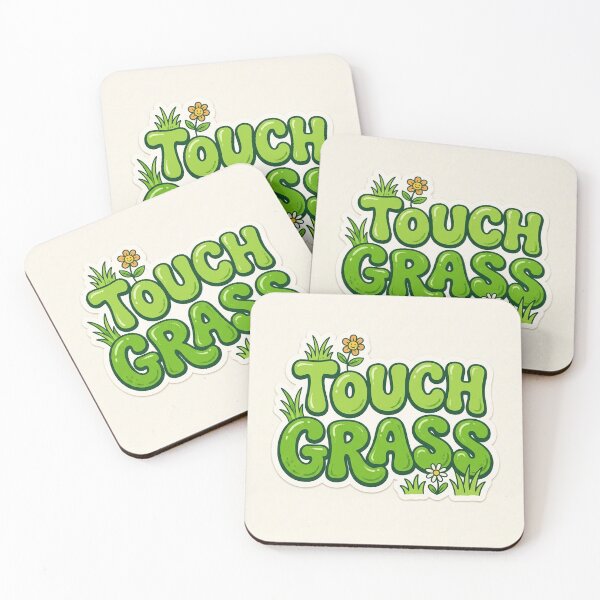 Item preview, Touch Grass Funny Meme Gamer Quote designed and sold by AEVORI.