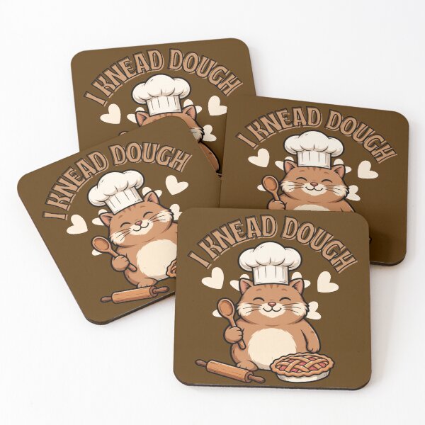 Item preview, Baker Cat I Knead Dough designed and sold by ConElAlma.
