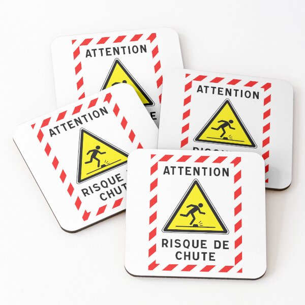 Item preview, Warning Sign - Risk of Slips, Trips and Falls - Safety and Prevention designed and sold by Panneaux et signalisations - NPOITEVIN.