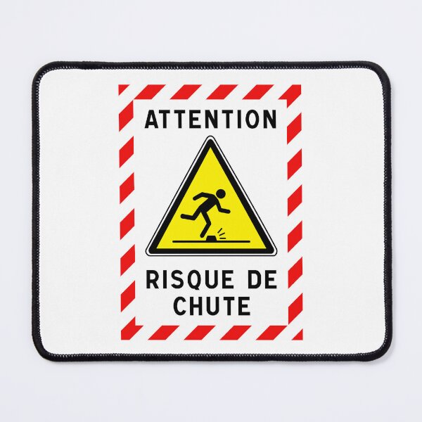 Item preview, Warning Sign - Risk of Slips, Trips and Falls - Safety and Prevention designed and sold by Panneaux et signalisations - NPOITEVIN.
