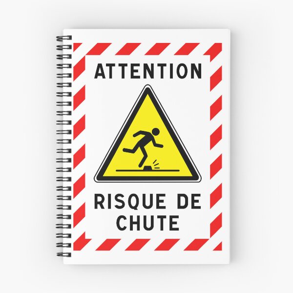 Item preview, Warning Sign - Risk of Slips, Trips and Falls - Safety and Prevention designed and sold by Panneaux et signalisations - NPOITEVIN.