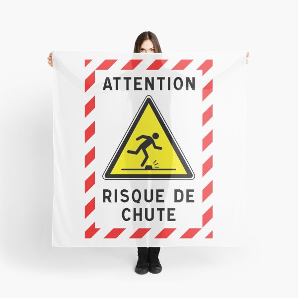 Item preview, Warning Sign - Risk of Slips, Trips and Falls - Safety and Prevention designed and sold by Panneaux et signalisations - NPOITEVIN.
