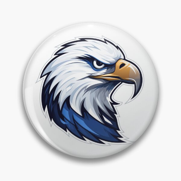 Item preview, Eagles -  Mascot Dark Blue Navy // School Spirit College Team Cheer designed and sold by Aubergine Designs.