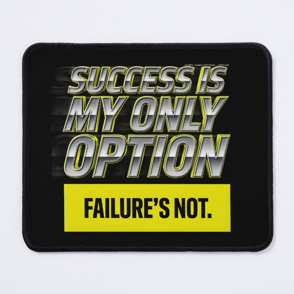 Item preview, Success Is My Only Option - Eminem 3D Chrome Blur Quote designed and sold by Enea Kelo.