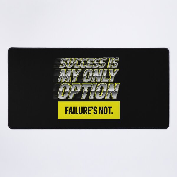 Item preview, Success Is My Only Option - Eminem 3D Chrome Blur Quote designed and sold by Enea Kelo.