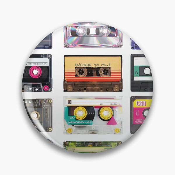 Item preview, Vintage Cassette Tape Collection: 80s 90s Retro Synthwave Mixtape and Lo-Fi Aesthetic Fan Art designed and sold by benja-08.