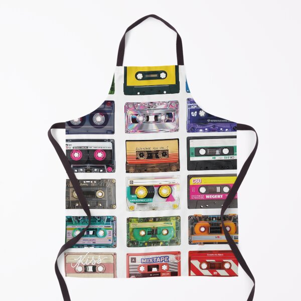 Item preview, Vintage Cassette Tape Collection: 80s 90s Retro Synthwave Mixtape and Lo-Fi Aesthetic Fan Art designed and sold by benja-08.