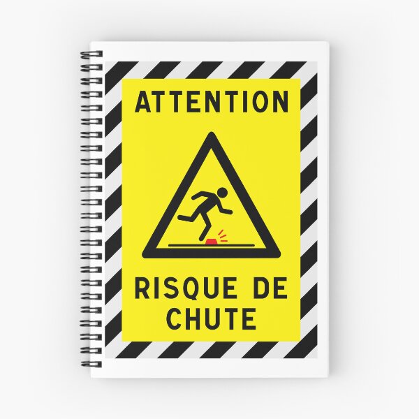Item preview, Warning Sign - Risk of Slips, Trips and Falls - Safety and Prevention designed and sold by Panneaux et signalisations - NPOITEVIN.
