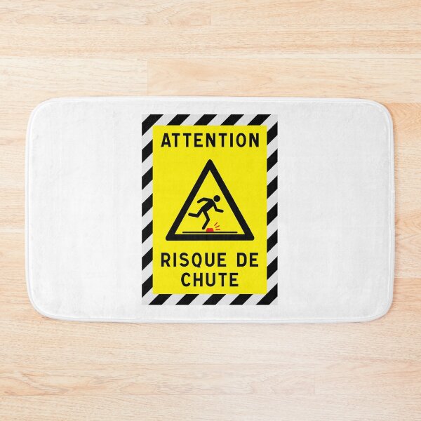 Item preview, Warning Sign - Risk of Slips, Trips and Falls - Safety and Prevention designed and sold by Panneaux et signalisations - NPOITEVIN.