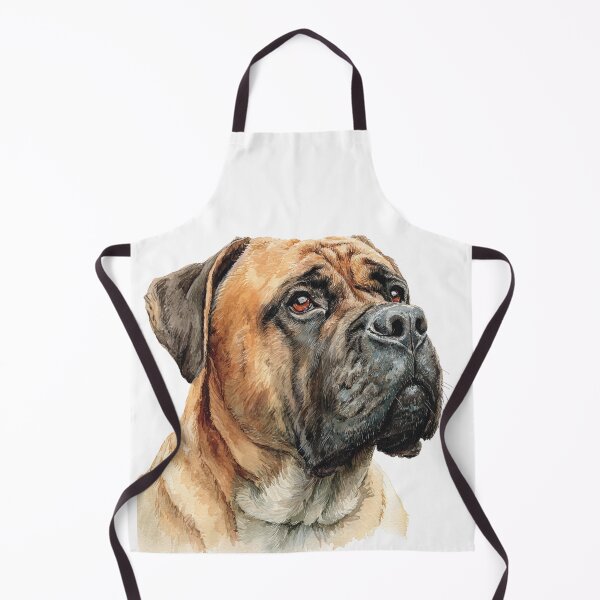 Item preview, Watercolor Bullmastiff puppy dog designed and sold by MendaciousMina.