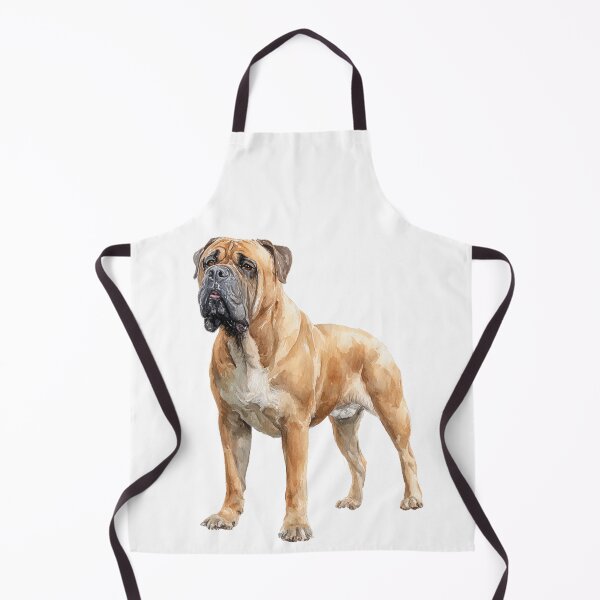 Item preview, Watercolor Bullmastiff puppy dog designed and sold by MendaciousMina.