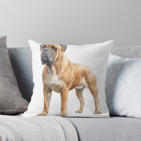 Item preview, Watercolor Bullmastiff puppy dog designed and sold by MendaciousMina.