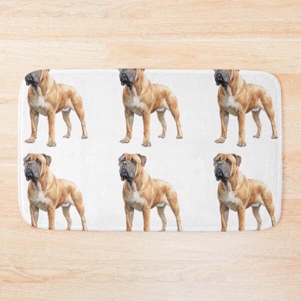 Item preview, Watercolor Bullmastiff puppy dog designed and sold by MendaciousMina.
