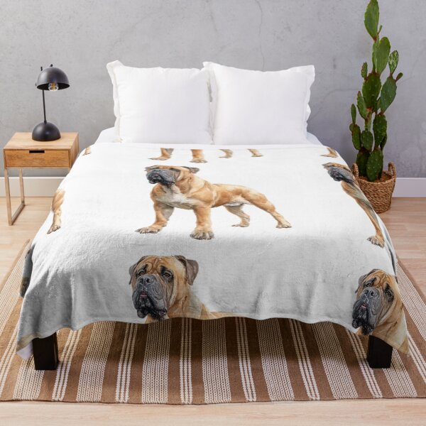 Item preview, Watercolor Bullmastiff puppy dog designed and sold by MendaciousMina.